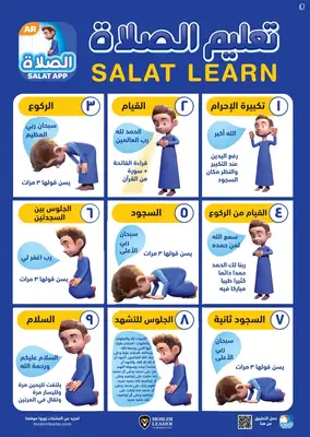 بوستر خطوات الصلاة