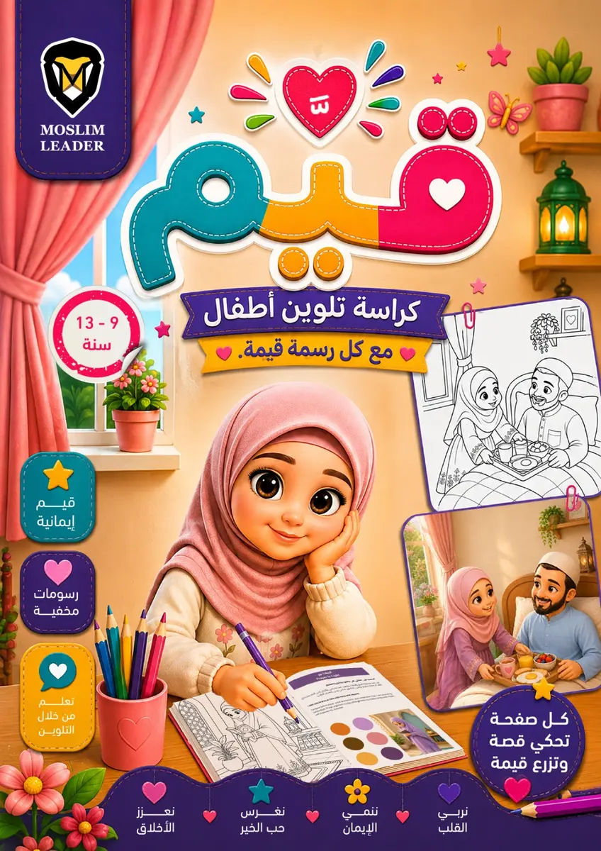 كراسه تلوين وقيم 